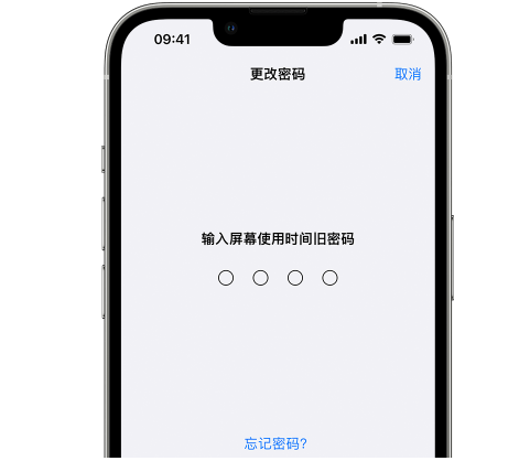 鄂温克iPhone屏幕维修分享iPhone屏幕使用时间密码忘记了怎么办 