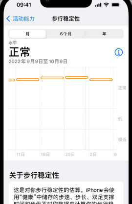 鄂温克iPhone手机维修如何在iPhone开启'步行稳定性通知'