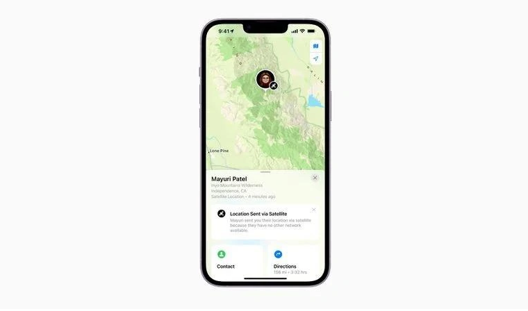 鄂温克苹果14维修分享iPhone14系列中 FindMy功能通过卫星分享位置方法教程 