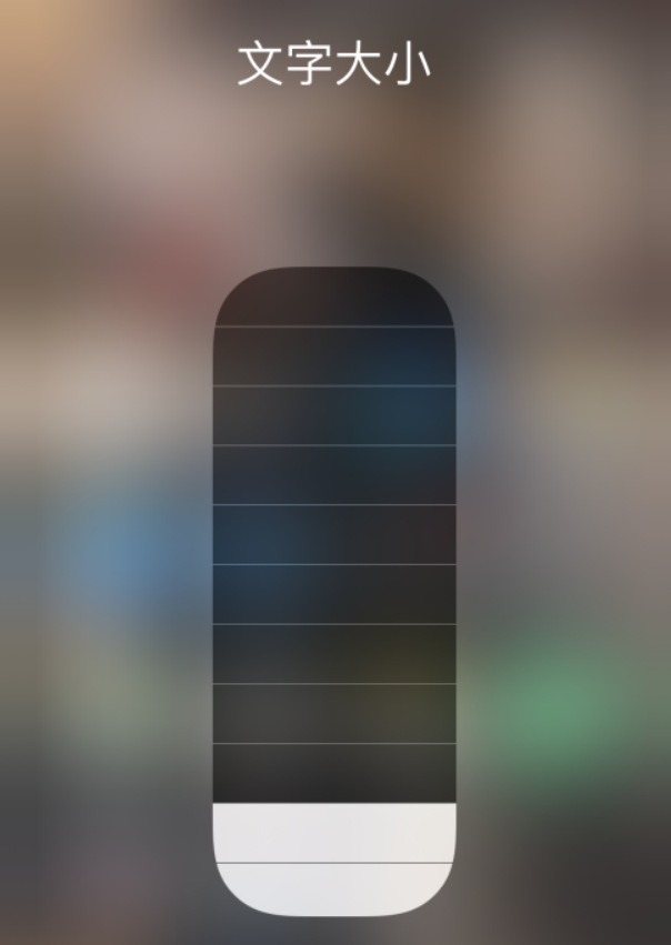 鄂温克苹果手机维修分享小技巧：在 iPhone 控制中心快速调节字体大小 