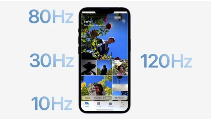 鄂温克苹果14维修分享iPhone 14有高刷吗 