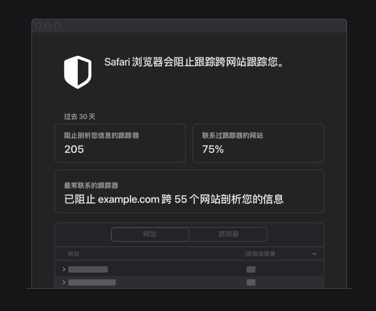 鄂温克苹果手机维修分享如何在 Safari 浏览器中查看和打开隐私报告 